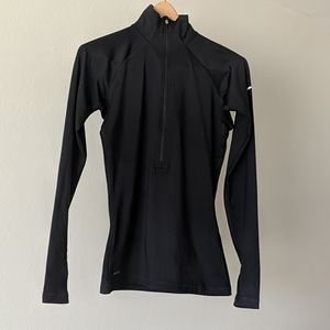 Nike half zip dry fit black